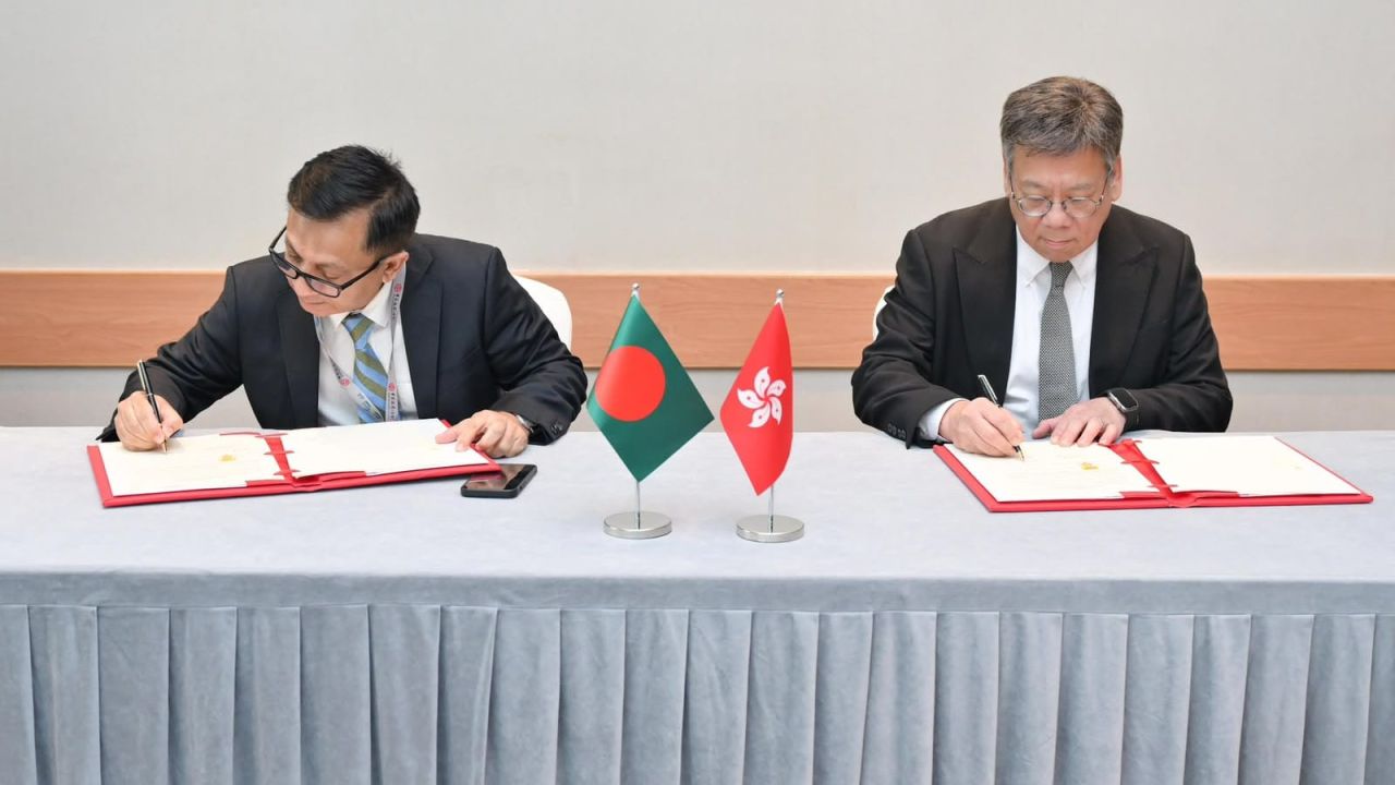 হংকংয়ের সঙ্গে বিনিয়োগ সুরক্ষা চুক্তি, বাড়বে বিনিয়োগের সম্ভাবনা