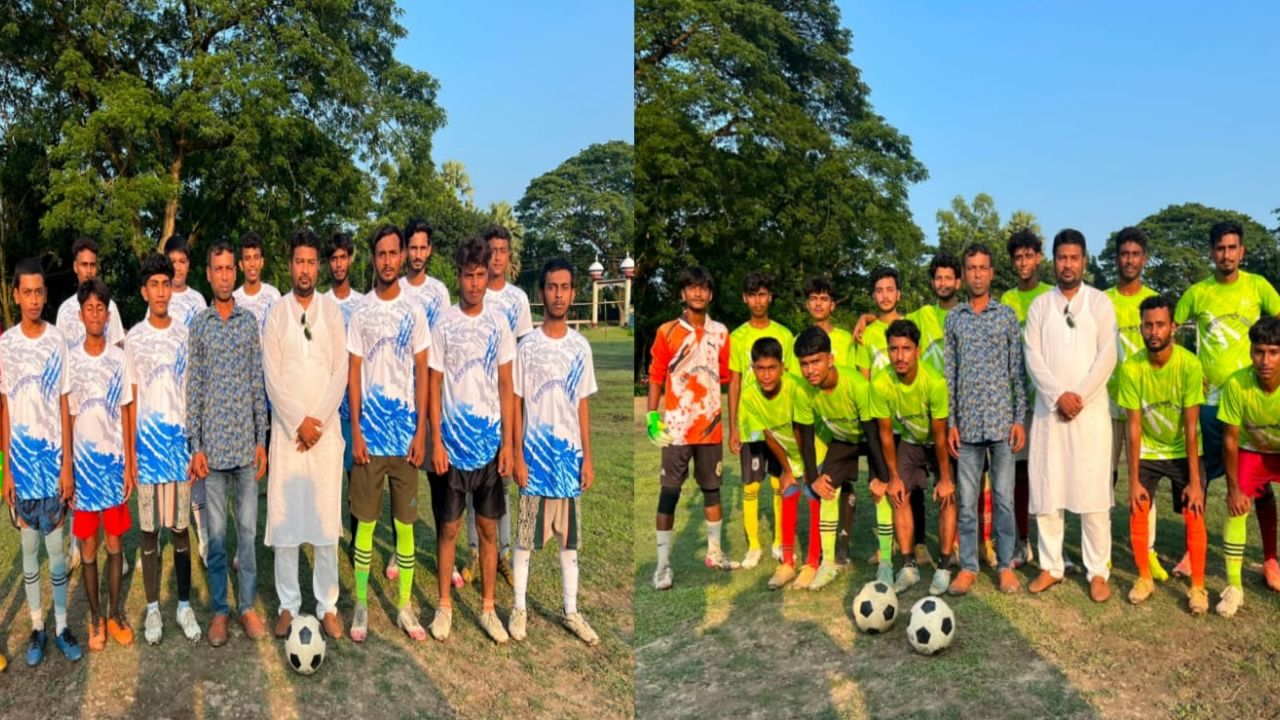 ত্রিশালে তালতলা স্পোর্টস একাডেমীর উদ্যোগে ফুটবল খেলা অনুষ্ঠিত