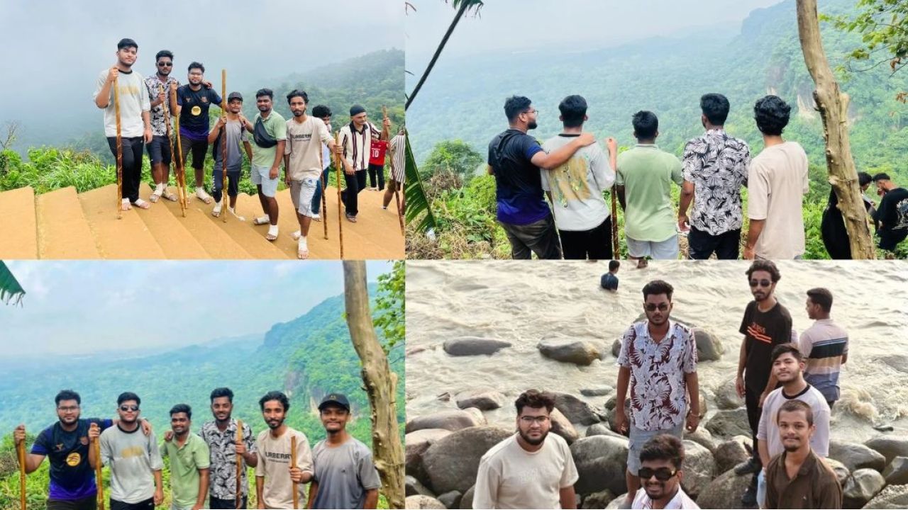 এক যাত্রায় তিন প্রকৃতির রূপ: পাহাড়-ঝর্ণা-সাগর জয়